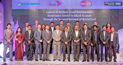 MasterCard, Western Union Join bKash To Make Cross-Border Money Transfers Into Mobile Phones A Reality For 22 Million Bangladeshis