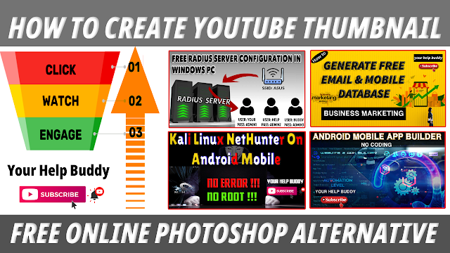 FREE Photoshop Alternative || YouTube Thumbnail Tutorial || Easy but Professional