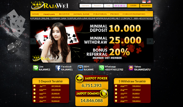 Rajawe1 Situs Judi Poker Online Terpercaya Di Indonesia