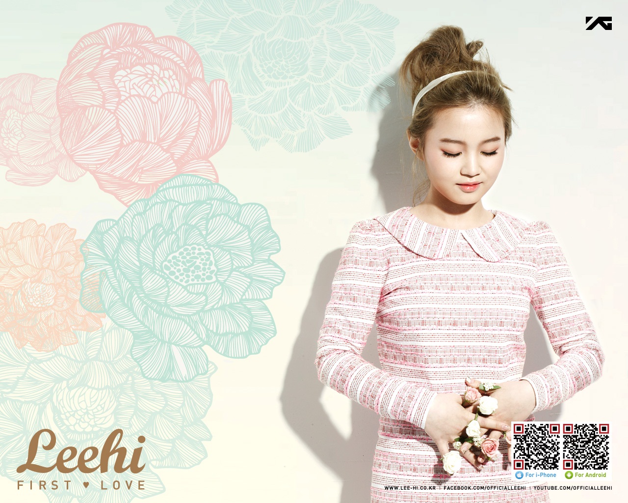 click wallpaper pics to enlarge lee hi first love wallpaper