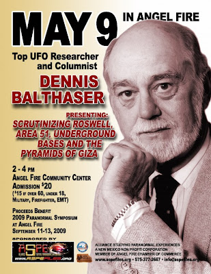 Dennis Balthaser at Ther Angel Fire Community Center May 9th