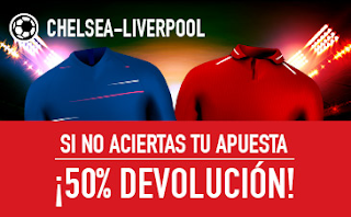 sportium promocion Chelsea vs Liverpool 29 septiembre