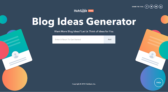 Hubspot blog topic generator