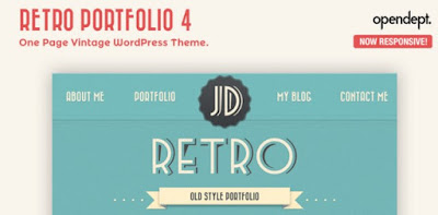 Download Retro Portfolio WordPress Theme Free