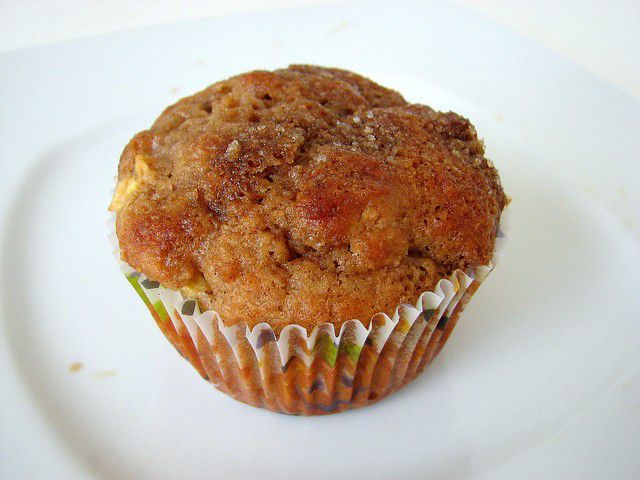 KAF Whole Wheat Apple Muffins