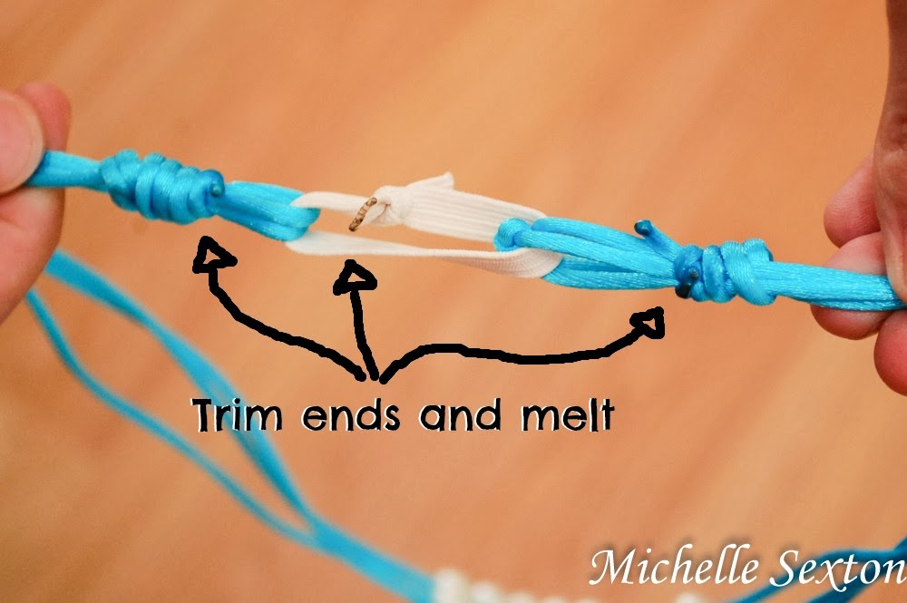 trim the ends and melt