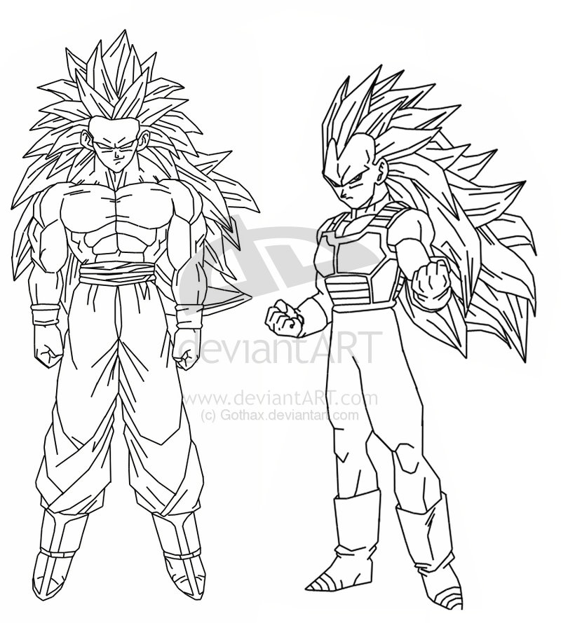 Dragon Ball Z Coloring Page