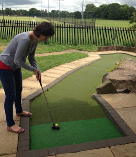 Adventure Golf course in St Nicholas Park, Warwick