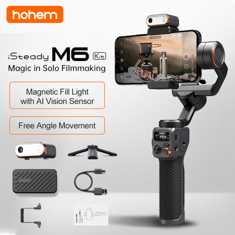  Hohem iSteady M6 3-Axis Gimbal Stabilizer: Your Ultimate Selfie Companion