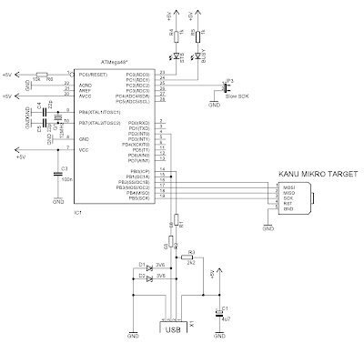 skema downloader untuk ATmega dan MCS