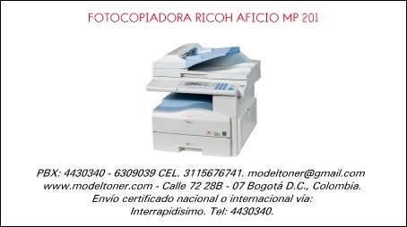 FOTOCOPIADORA RICOH AFICIO MP 201