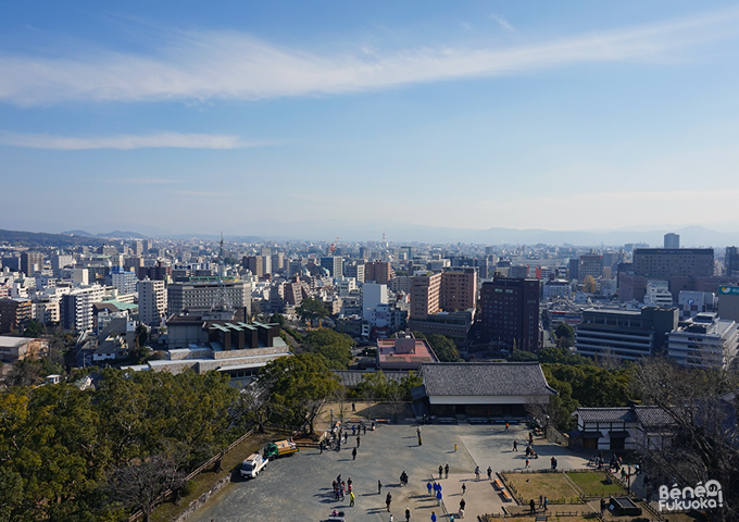 大天守からの熊本の景色