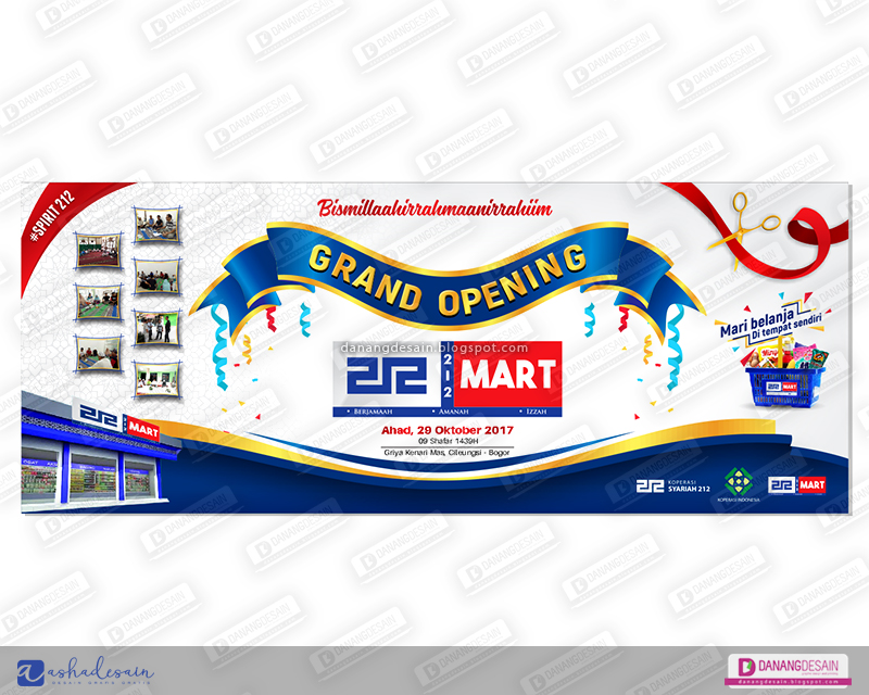 Contoh Desain  Spanduk Banner  212 Mart Contoh Desain  