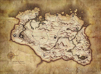 Kart over Skyrim