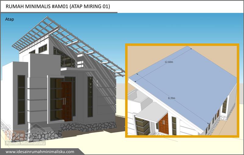  Download  Gambar  Kerja Desain Rumah  Minimalis  3  Kamar  AM01