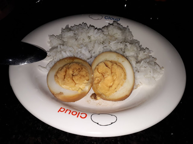 Stew Dug Egg  with rice