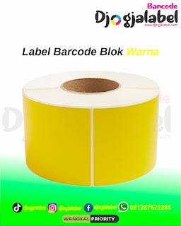 Toko Label Barcode Blok Warna