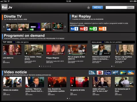 Rai.Tv, l'app si aggiorna alla vers 2.11