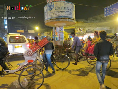 Traffic jam at main chowk