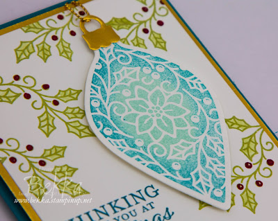 Embellished Ornaments - Get this must have Stampin' Up! UK stamp set here