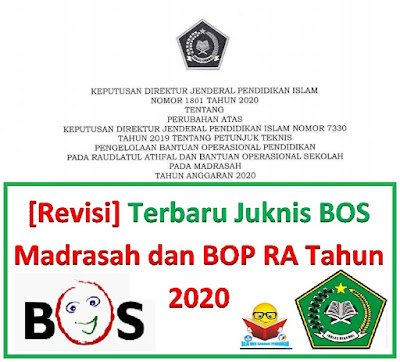 [Revisi] Terbaru Juknis BOS Madrasah dan BOP RA Tahun 2020