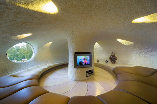 貝殻の家。メキシコにある不思議な形の貝殻の家 【arc】　建築家Javier Senosiain氏　メキシコシティにある「Nautilus House（オウムガイの家）」