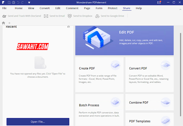 شرح وتنزيل برنامج تحرير وتعديل ملفاتPDF اخر اصدار Wondershare PDF Element الكامل