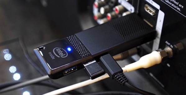 Screenshot of computer stick in action