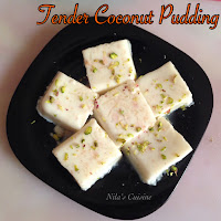  Tender Coconut Pudding / elaneer pudding