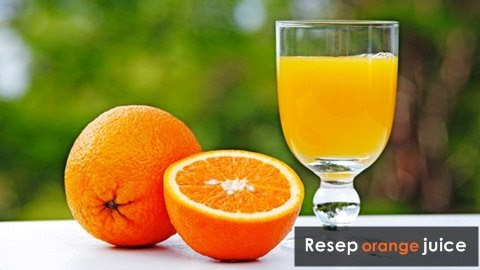 resep orange juice