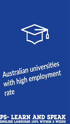 Australian schools with high graduate employment rate
