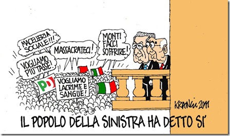 vogliamo più tasse