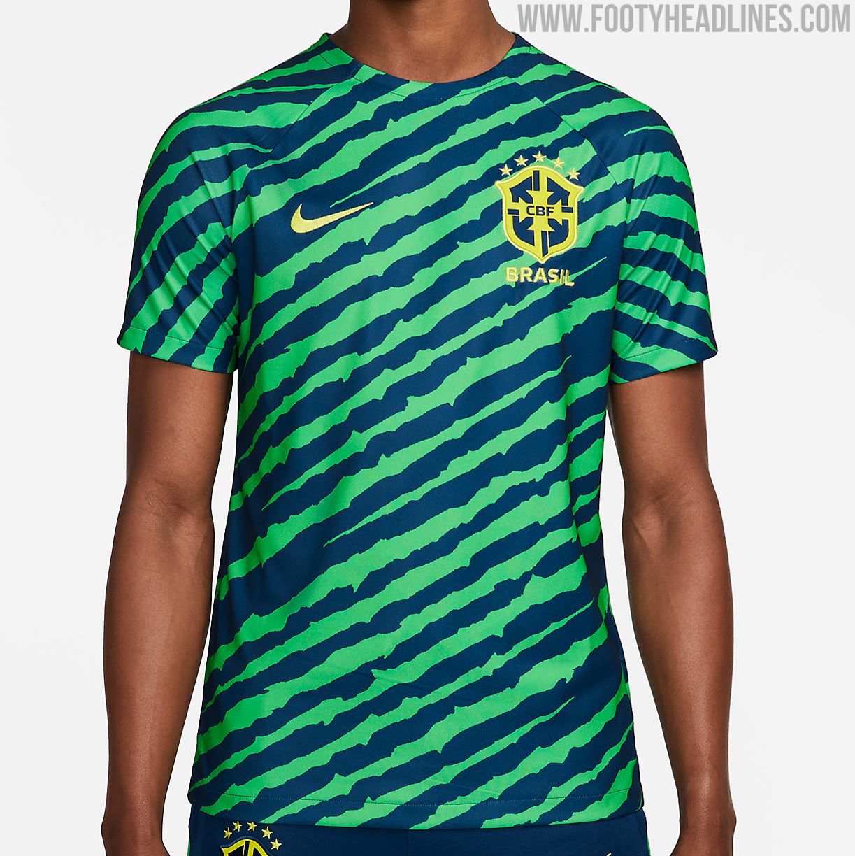 Brazil 2022 World Cup Pre-Match Shirt Leaked - Footy Headlines