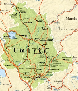 Mappa di Umbria Regionale