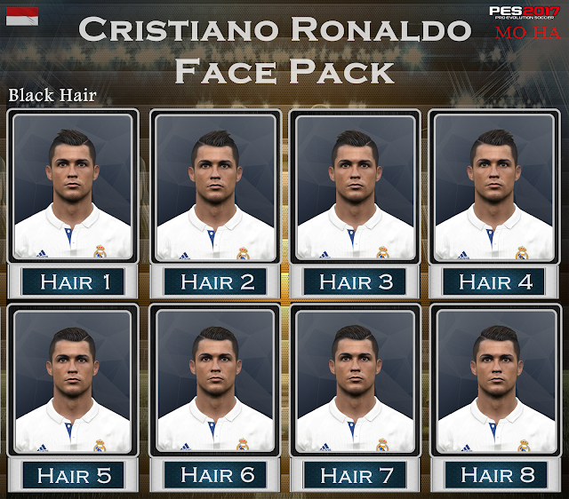 PES 2017 Cristiano Ronaldo Face Pack