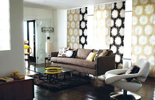 Harlequin Living Room Design Interior