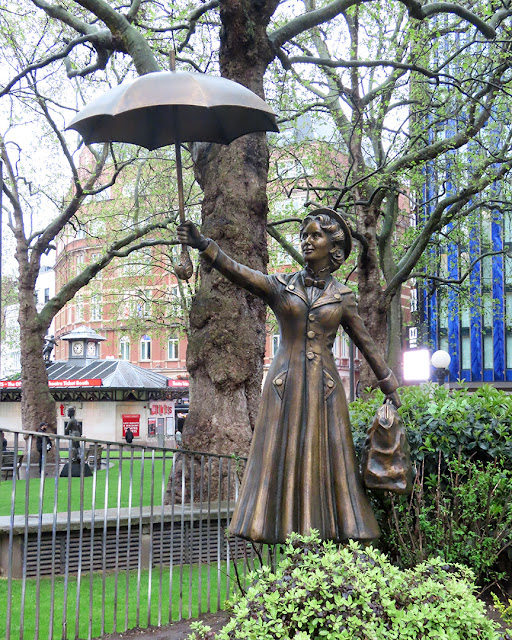 Mary Poppins by 3D Eye, Scenes in the Square, Leicester Square, London
