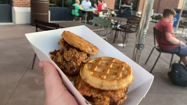 Chicken and Waffles Milton's Ice Cream Parlor Hersheypark