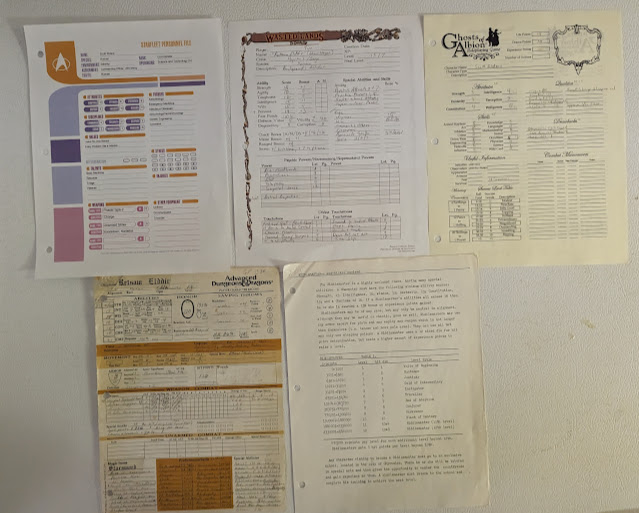 Retsam Elddir / Scott Elders character sheets