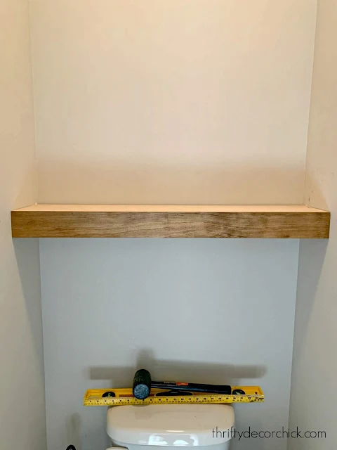 floating shelves tutorial