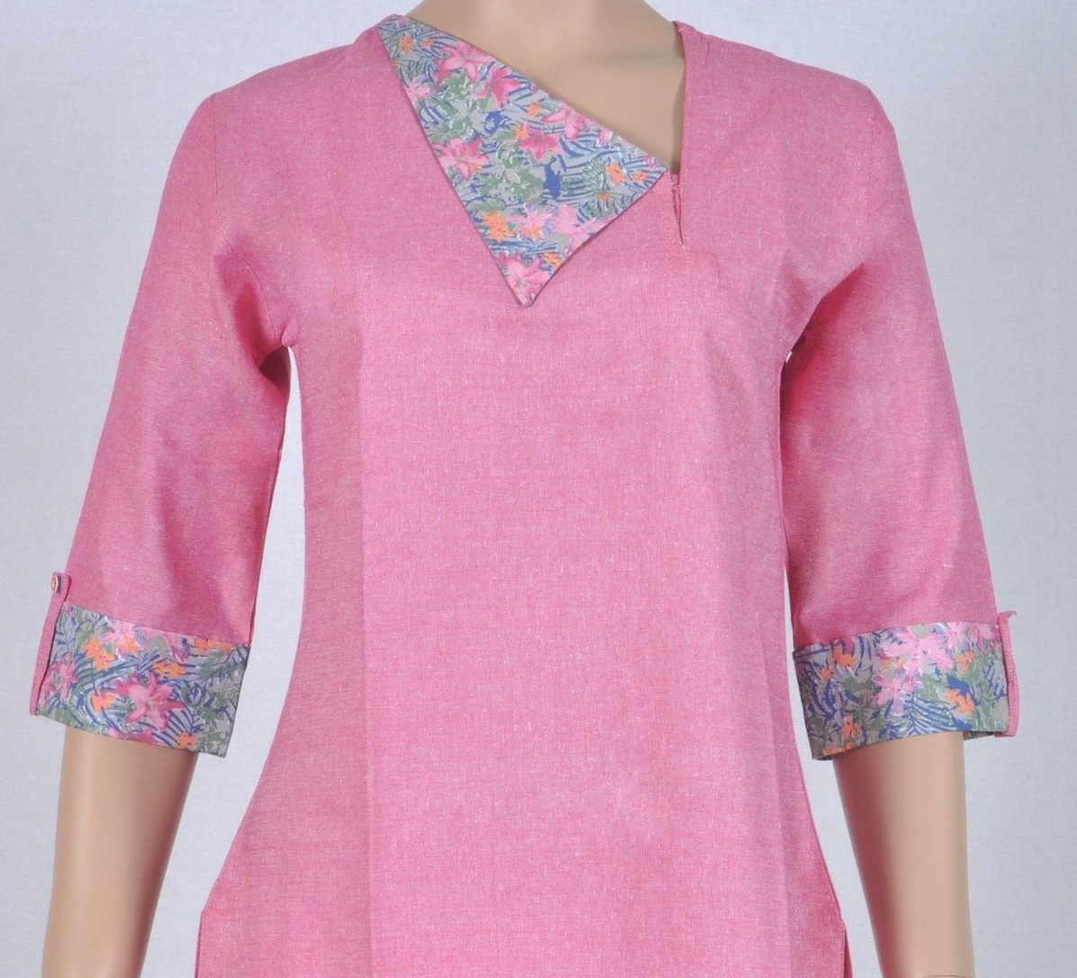 Cotton Kurti For Women - Blue