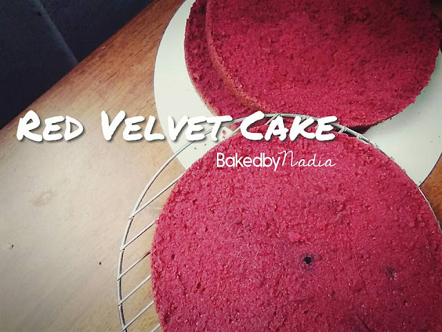 Cik Jari Manis: Resepi: Red Velvet Cake / Kek Baldu Merah 