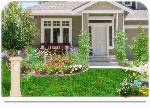  Gambar  Desain  Taman Depan  Rumah yang Minimalis Desain  