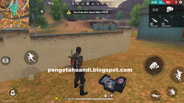 Lokasi Toolbox Map Kalahari FF