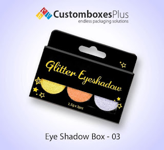 The quality of custom eye shadow boxes can’t be compromised at any cost at customboxesplus. Customized eye shadow boxes are available in kraft as well as cardboard. They are available in numerous options of styles such as sleeve packaging, window die-cut packaging, boxes with handles, or two-piece boxes. The high-quality material used in the manufacturing of eye shadow boxes keeps it away from any type of contamination. Our passion is to serve you with extremely quality robust material that creates a long-lasting impression about your product in the market. Custom eyeshadow boxes are the best ones with logos and graphics along with the tint of vibrant colors that have the capacity to bewitch the viewers on first sight and help you in choosing your brand.