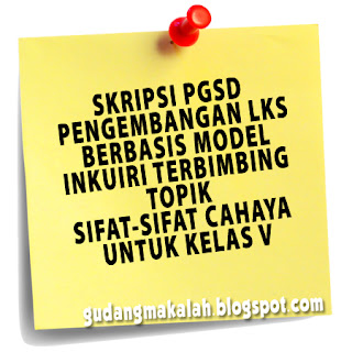 contoh skripsi pgsd kelas 5