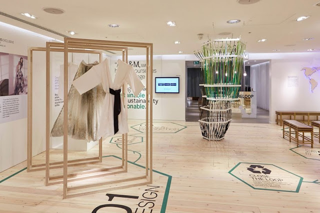 Green Pear Diaries, interiorismo, pop up store, HM, HM Conscious Lounge, Londres