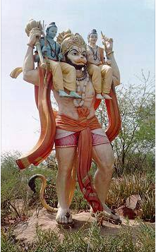 Lord Hanuman with shri Ram Wallpapers