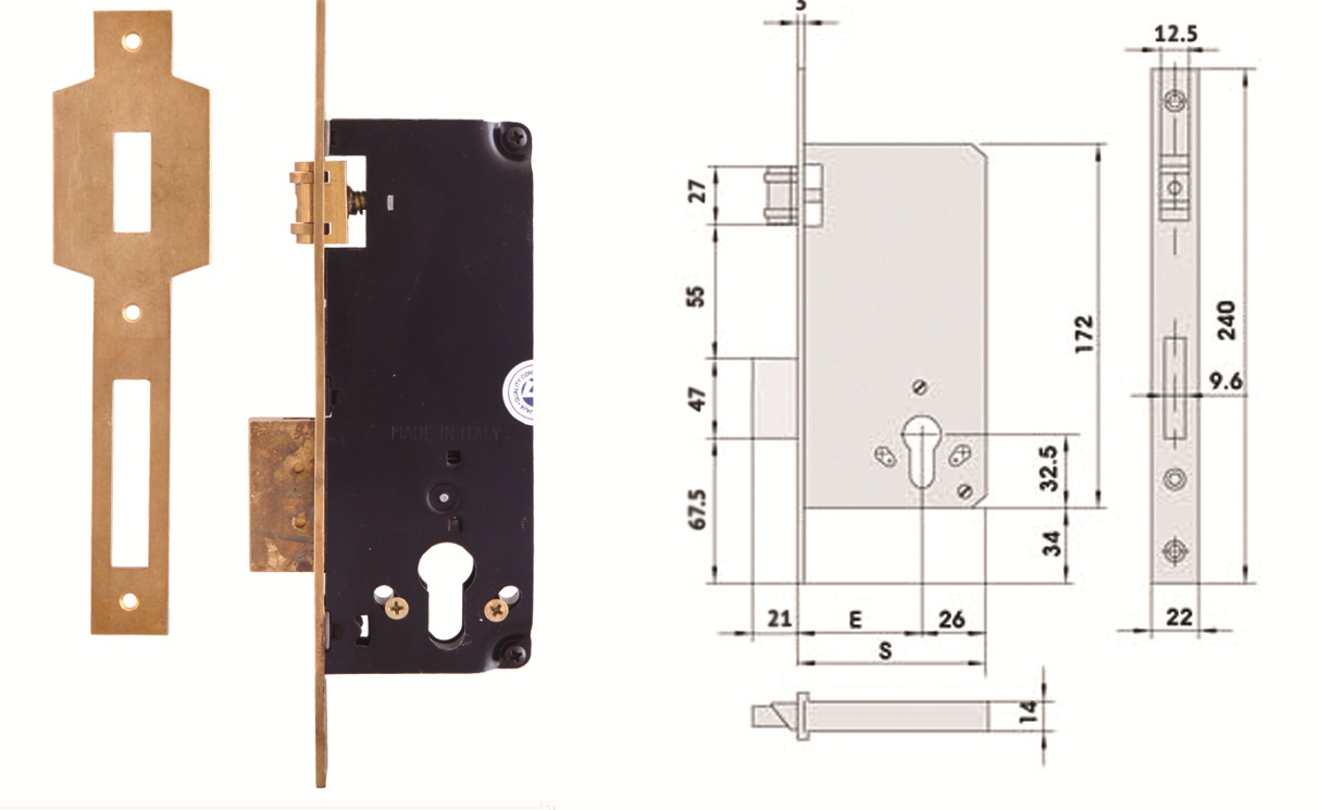 Handle Pintu  Berkualitas Badan Kunci  Pintu 