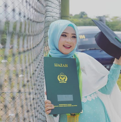 model hijab wisuda menutup dada terbaru